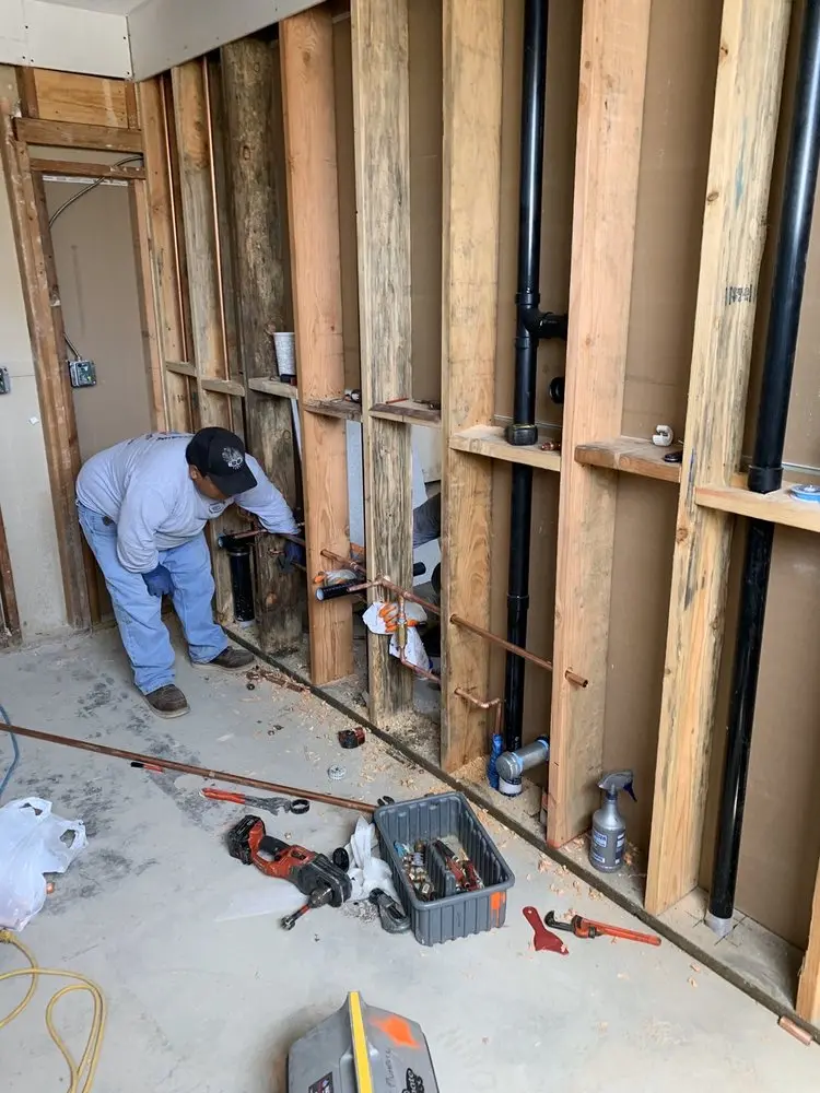 Commercial rough-in plumbing for Water Heater Replacement in Brushy Creek